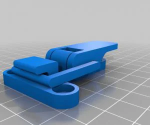Preassembled Lever Latch For 3D Printer Enclosure 3D Models