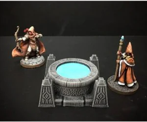 Delving Decor Scrying Pool 28Mmheroic Scale 3D Models