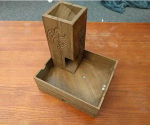 Magnetic Dice Box Tray And Tower 3D Models