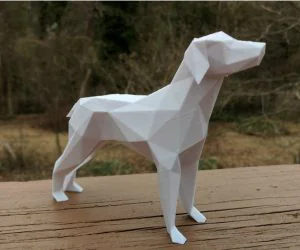 Low Poly Dog 3D Models