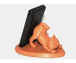 Cat Cell Phone Holder Remix 3D Models