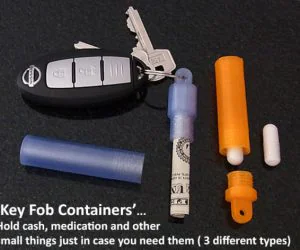 Key Fob Containers 3D Models
