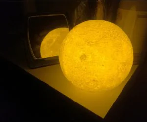 Glowing Moon 3D Models