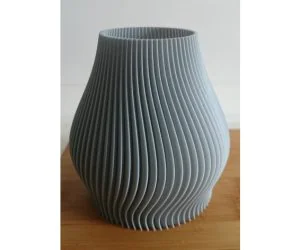 Ribbed Vase 3D Models