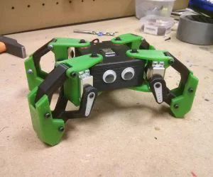 Kame 8Dof Small Quadruped Robot 3D Models