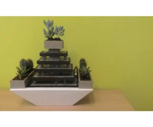 Zen Fountain Garden 3D Models