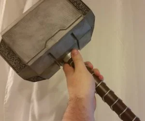 Life Size Thors Hammer Mjolnir 3D Models