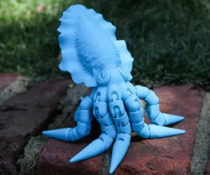 Articulated Cuttlefish Balljoint Articulated Octopus Remix 3D Models