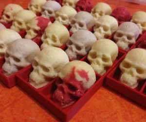 Chocolate Skull Mold Maker 3D Models