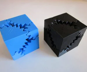 Screwless Cube Gears 3D Models