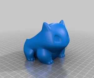 Bulbasaur Planter High Res 3D Models