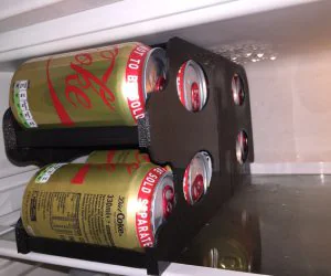 Refrigerator Beer Pop Can Holder Dispenser 3D Models