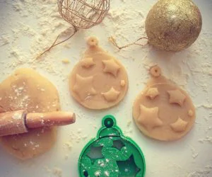 Christmas Ball Ornament Cookie Cutter 3D Models