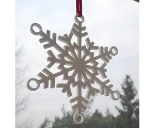 Christmas Ornament Snowflake 3D Models