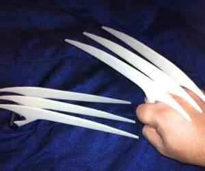 Wolverine Claws In Plastic 3D Models