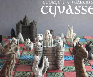 George R. R. Martins Cyvasse Unofficial Game 3D Models