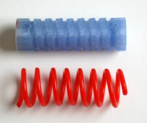 Device To Produce Pla Springs 3D Models