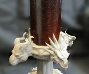 Four Dragons Candlestick 3D Models