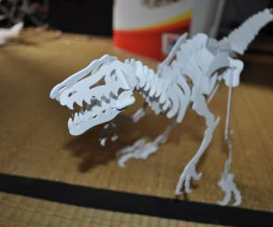 Velociraptor 3D Puzzle Dino 3D Models