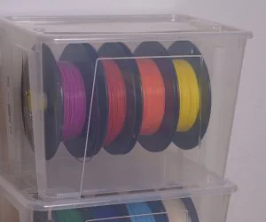 Filament Storage Solution Ikea Samla 3D Models