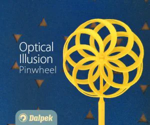 Optical Illusion Pinwheel V2.5 3D Models