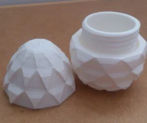 Dragon Egg Case Screws Together 3D Models