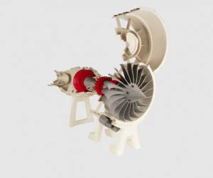Jet Engine 3D Models