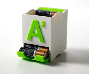 Stackable Battery Holders 3D Models