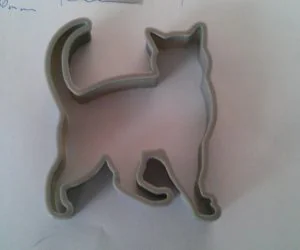 Cat Cookie Cutter 3D Models