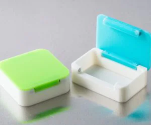 Customizable Magnetic Hinge Box 3D Models