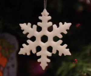 Christmas Snowflake Decoration 3D Models