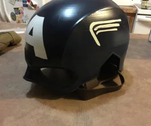 Captain America Helmet 3D Models