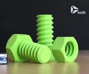 Screw And Nut 3D Models