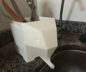 Jumbo Elephant Cutlery Drainer 3D Models