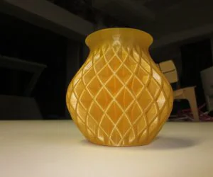 Double Twisted Vase 3D Models