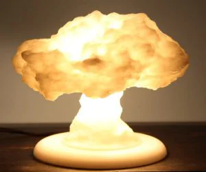 Nuke Lamp With Stand Lamp Base 3D Models
