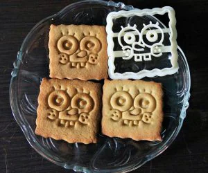 Spongebob Cookie Cutter 3D Models