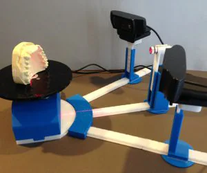 Print Your Own 3D Scanner Kit For Intricad Triangle Software 3D Models
