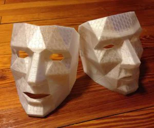 Low Polygon Mask Easy Breathing 3D Models