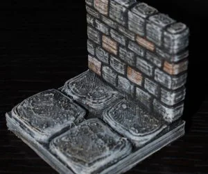 Openforge Stone Dungeon Walls 3D Models