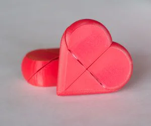Preassembled Secret Heart Box 3D Models