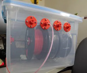Filament Dry Box For 34 Spools Of Filament 3D Models