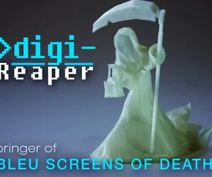 Digireaperblue Screen Of Death 3D Models