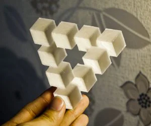 Penrose Triangle Illusion 3D Models