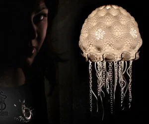 Jellyfish Lampshade 3D Models