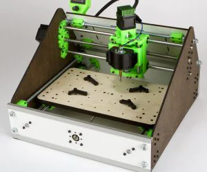 3D Printed Laser Cut Lilcnc Mill Acv2 3D Models