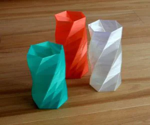 Twisted 6Sided Vase Basic 3D Models