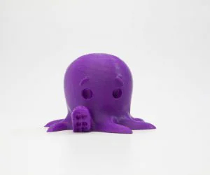 Cute Octopus Says Hello 3D Models