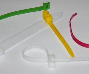Customizable Cable Tie 3D Models