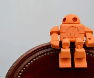 Maker Faire Robot Action Figure Single File 3D Models